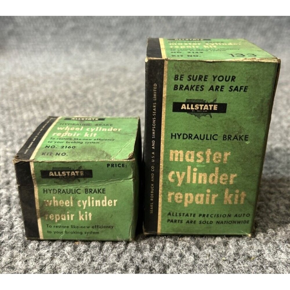 Vtg Advertising Allstate Car Parts Wheel Cylinder Repair Kit
